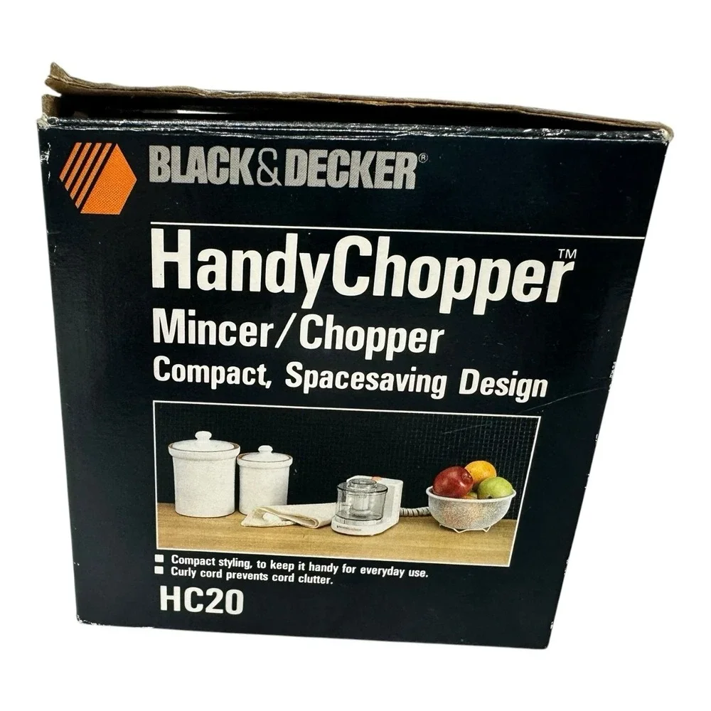 Black & Decker Handy Chopper Plus Mincer Dicer 1.5 cup HC20